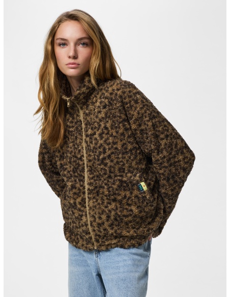 Veste Léopard Tannin PCKATTY PIECES - 1 | MUJER